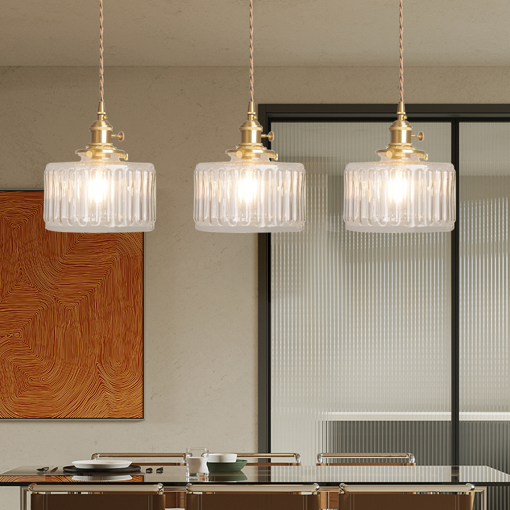 Elegant Glass Hanging Pendant Light
