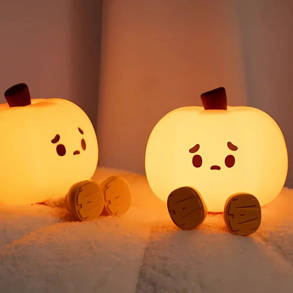 Fun Kids Nightlight - Colorful Silicone Lamp with Rechargeable Battery