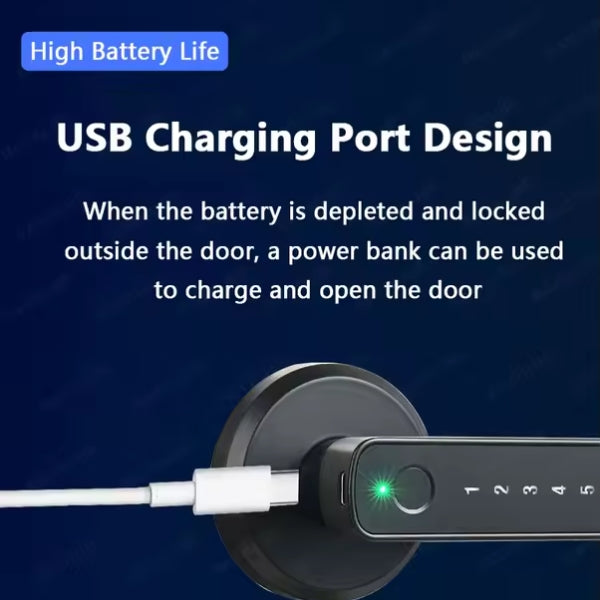 Easy Keyless Fingerprint Door Lock for Home Security