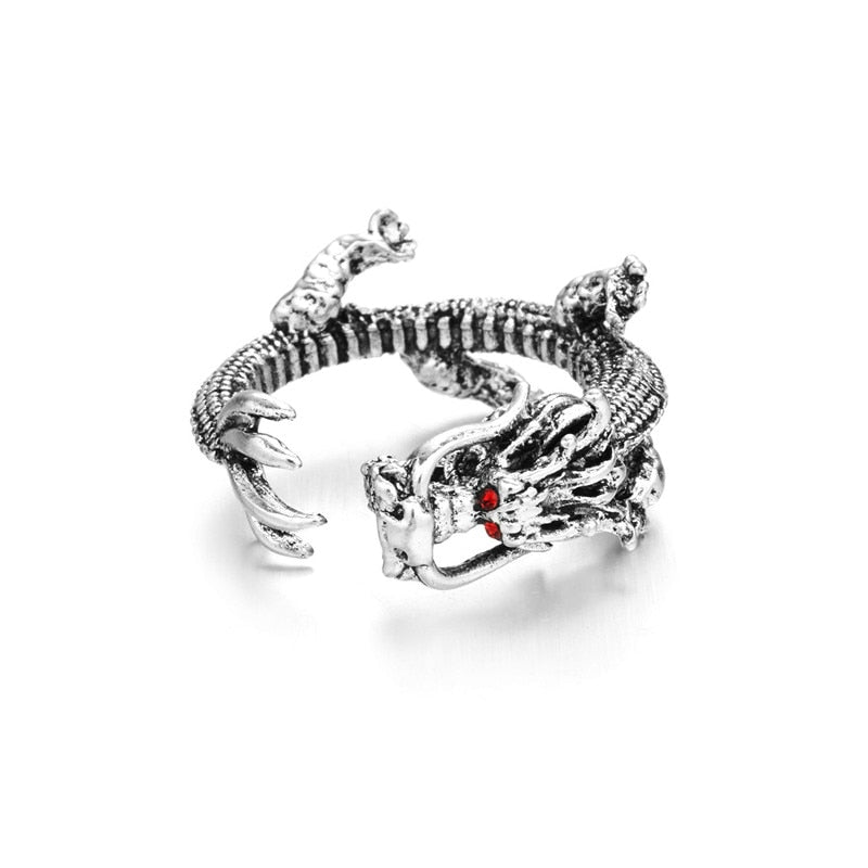 Classic Cat Lady Ring Adjustable Zinc Alloy Band