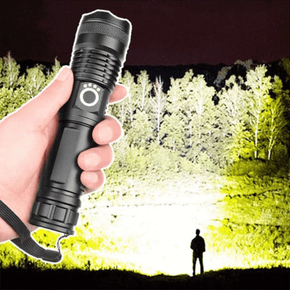 Brightest USB Rechargeable LED Torch Light - Halri