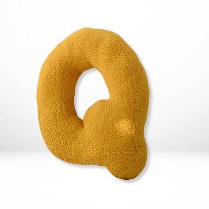 Soft Velvet Alphabet Pillow With Letters A-Z