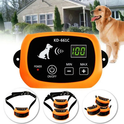 Easy Wireless Pet Fence System With Training Collar