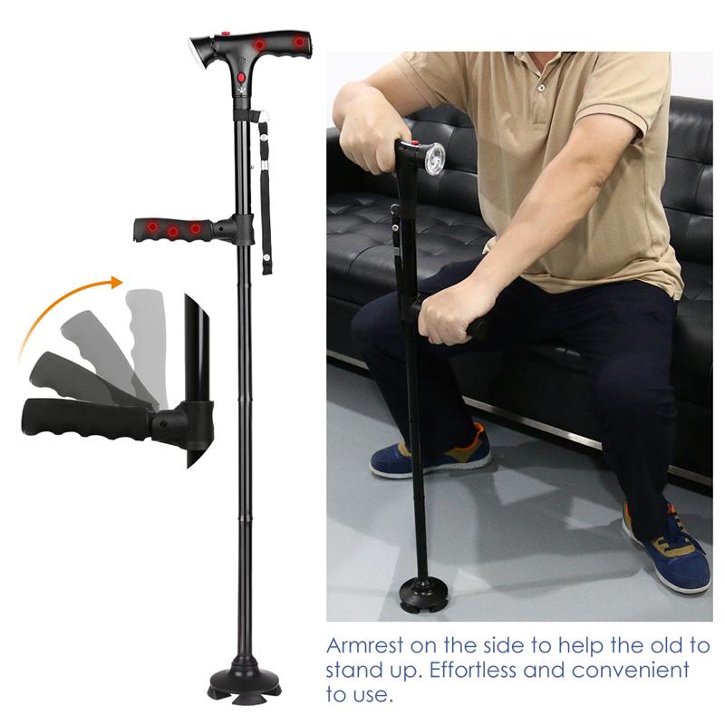 Collapsible Adjustable LED Walking Stick