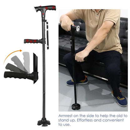 Collapsible Adjustable LED Walking Stick