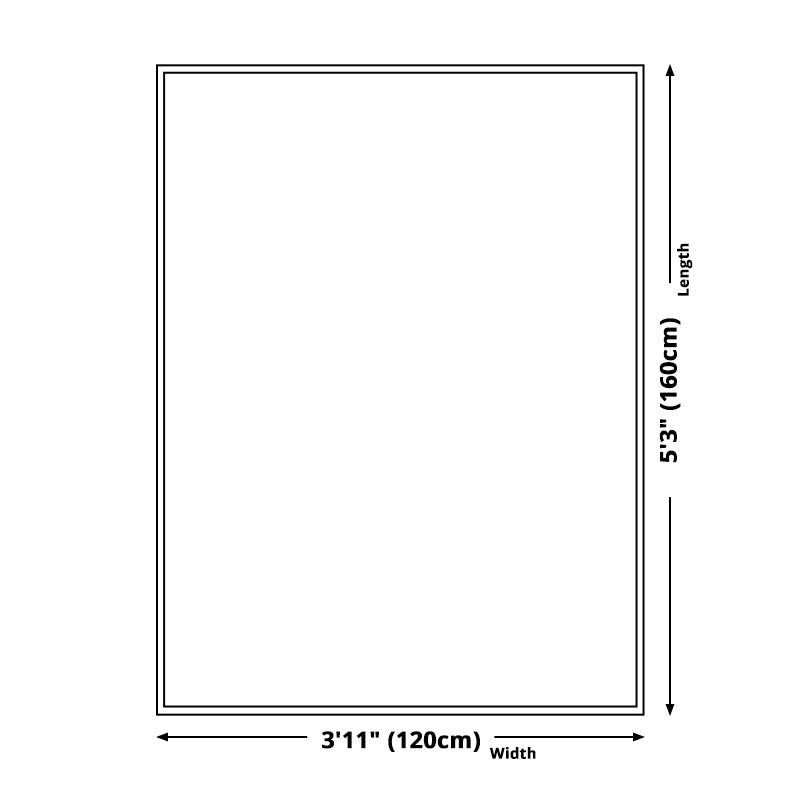 Fun 3D Arch Pattern Bedroom Rug Non-slip Polyester Carpet - Halri