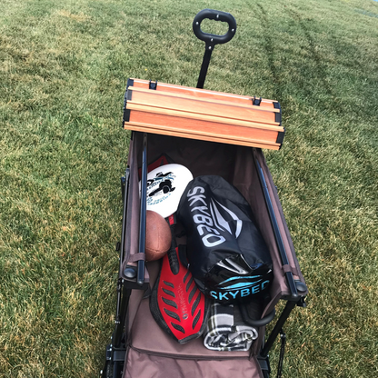 Folding Garden Utility Yard Cart with Wheels