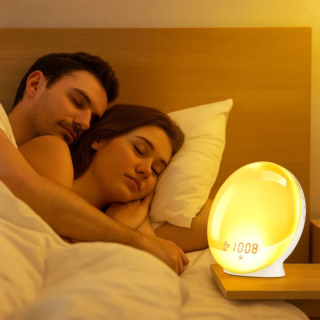Wake Up Light Alarm Clock with Simulated Sunrise