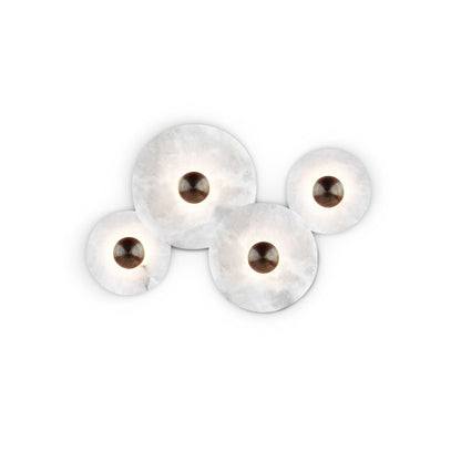 Classic White Round LED Ceiling Wall Light