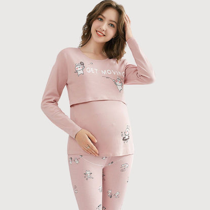 Cozy Maternity Dress for Home Relaxation