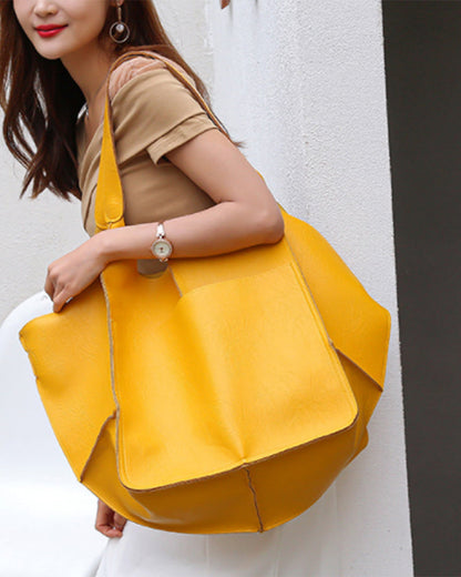 Stylish Eco Leather Tote Bag for Women - Halri