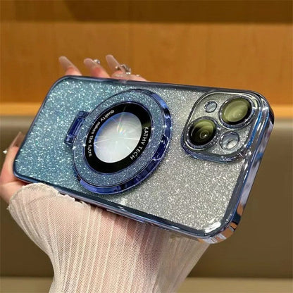 Sparkly Phone Case with Magnetic Ring Holder