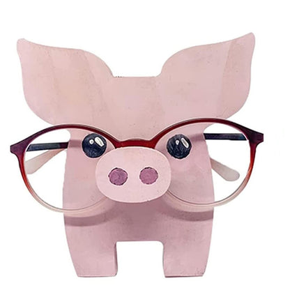 Fun Animal Wooden Eyeglass Holder