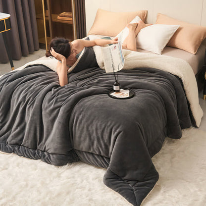 Plush Reversible Shaggy Area Rug