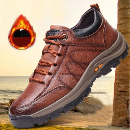 Comfortable Leather Mens Orthopedic Shoes - Halri