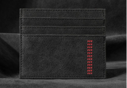 Slim Leather Card Wallet for Men and Women
