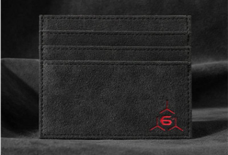 Slim Leather Card Wallet for Men and Women