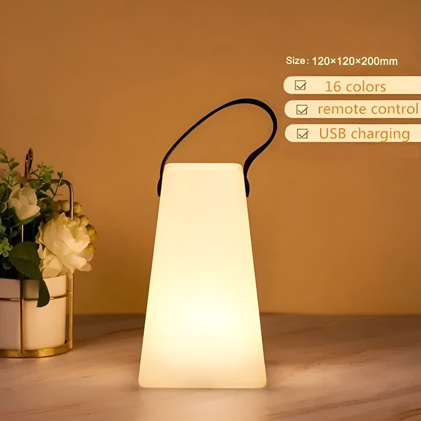 Compact LED Light - Rechargeable and Water Resistant