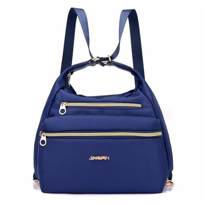 Spacious Double Zipper Tote Handbag