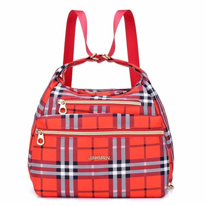 Spacious Double Zipper Tote Handbag