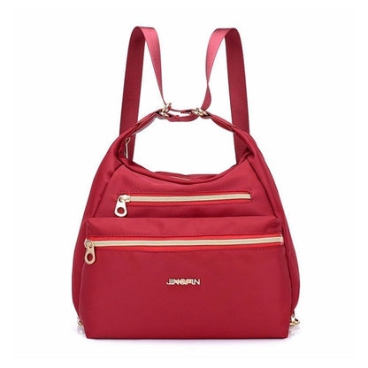 Spacious Double Zipper Tote Handbag - Halri