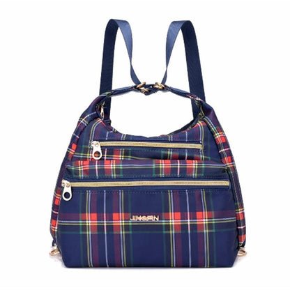 Spacious Double Zipper Tote Handbag