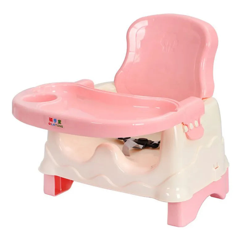 Practical Baby Dining Chair with Tray & Harness
