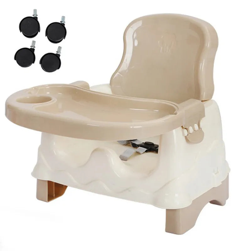 Practical Baby Dining Chair with Tray & Harness