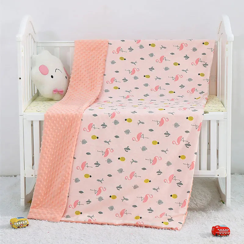 Plush Baby Throw Blanket