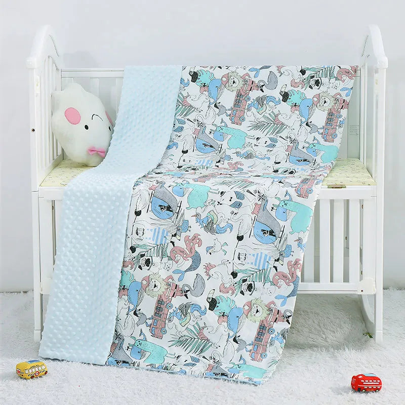 Plush Baby Throw Blanket