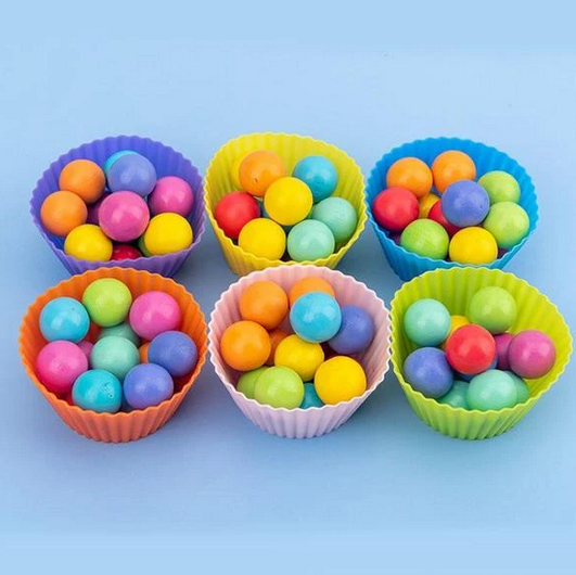 Educational Wooden Bead Sorting Toy