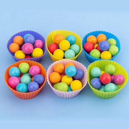 Educational Wooden Bead Sorting Toy