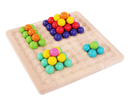 Educational Wooden Bead Sorting Toy