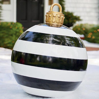 Holiday Outdoor Inflatable Christmas Ball Decoration