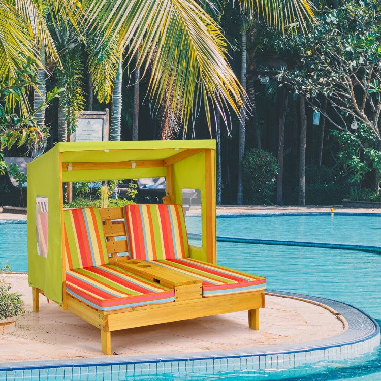 Comfortable Double Pool Lounge Chair for Kids Beach Use