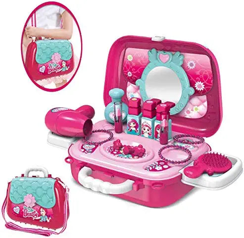 Glitter Makeup and Jewelry Box for Kids - Halri