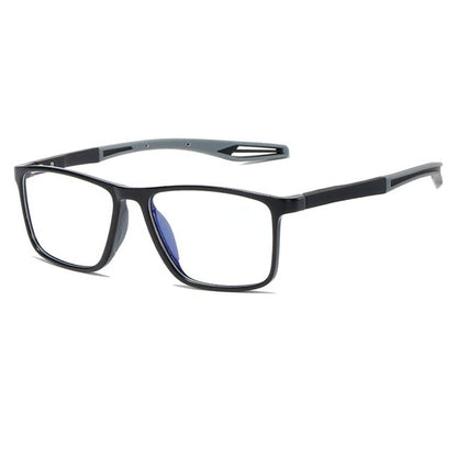 Lightweight Men's Blue Blocker Reading Glasses