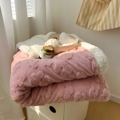 Cozy Plush Sherpa Blanket for All Seasons