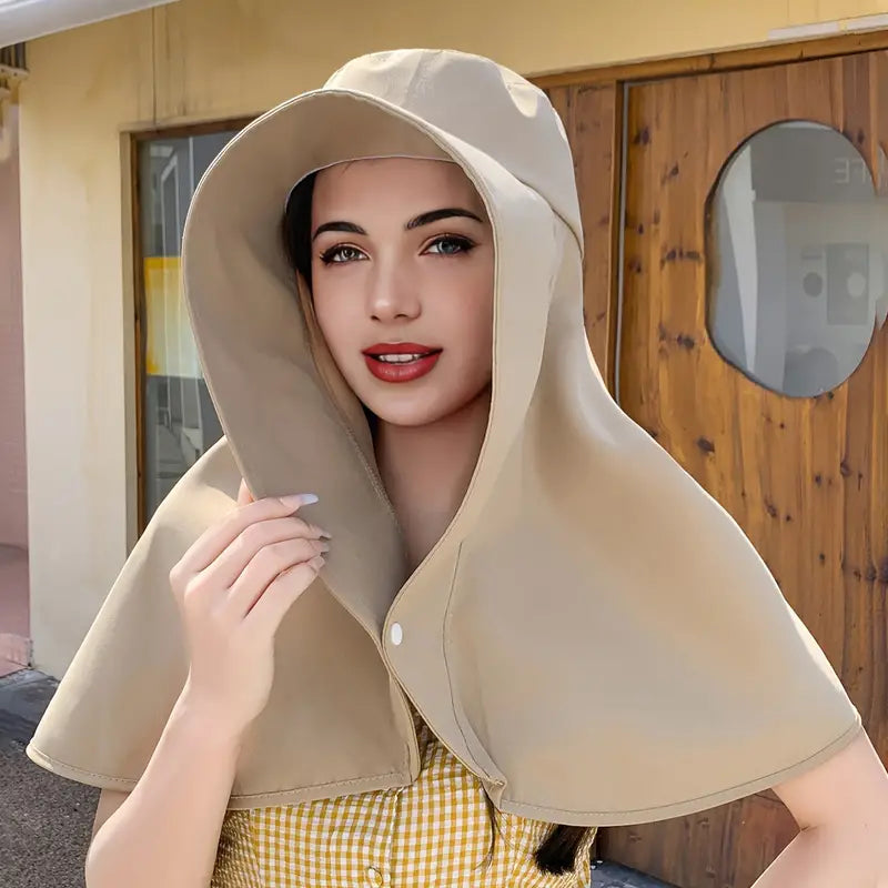 Stylish Large Brim UV Protection Sun Hat for Ladies
