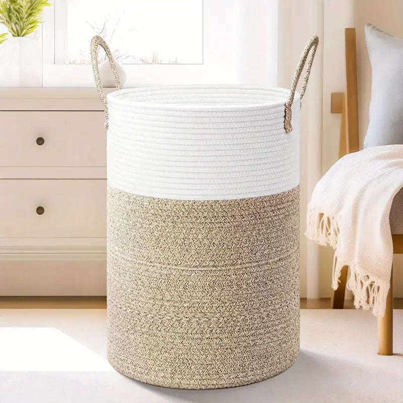 Collapsible Cotton Storage Basket - Halri