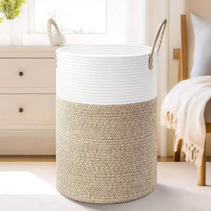 Collapsible Cotton Storage Basket - Halri