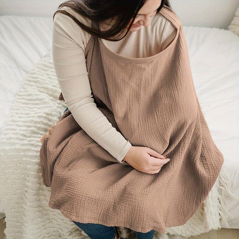 Cozy Nursing Blanket - Gentle Cotton Blanket for Moms