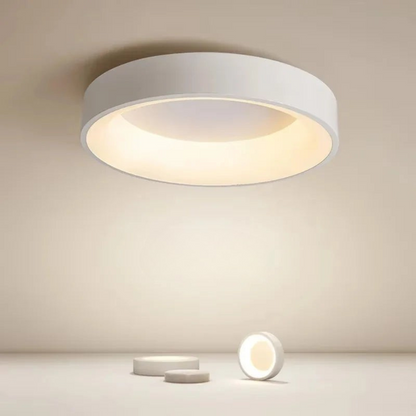 Sleek Flat Ceiling Lamp for Living Room Lighting