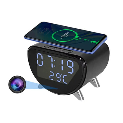 Compact WiFi Smart Camera Alarm Clock - Halri