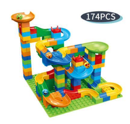 Fun Marble Run Building Blocks Set - Halri
