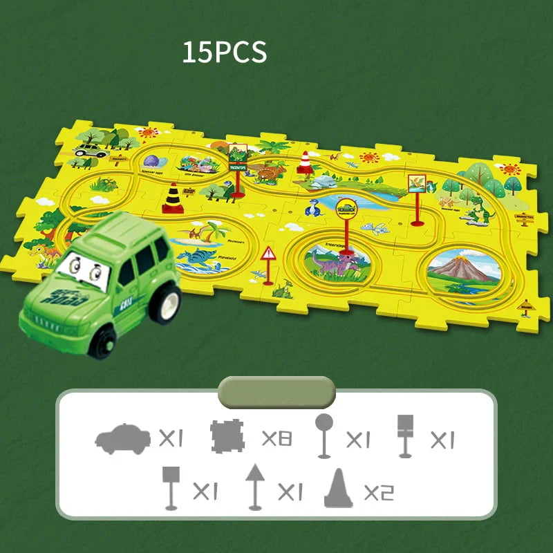 Fun Kids Puzzle Car Toy - Halri