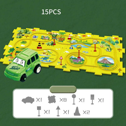 Fun Kids Puzzle Car Toy - Halri