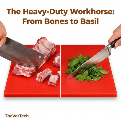 Durable Heavy Duty Plastic Cutting Board