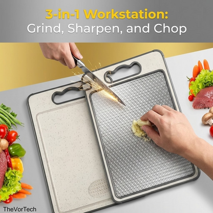 Durable Double Sided Kitchen Cutting Board
