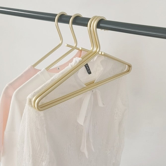 Premium Metal Coat Hanger in Gold Finish
